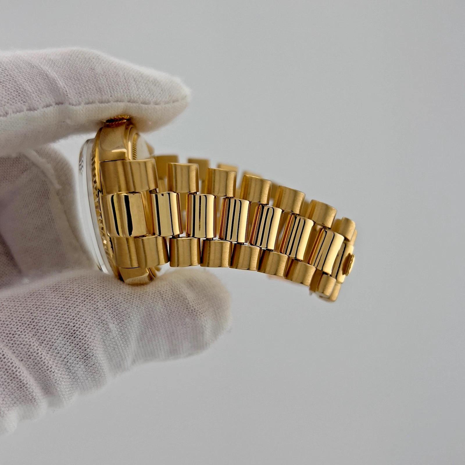 Rolex President Date 1803 36mm Cadran Champagne Or jaune 18k Excellent état - En vente à San Diego, CA