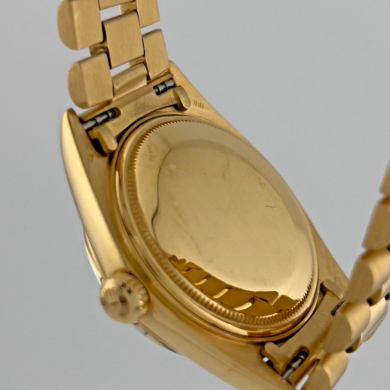 Rolex President Date 1803 36mm Cadran Champagne Or jaune 18k en vente 1