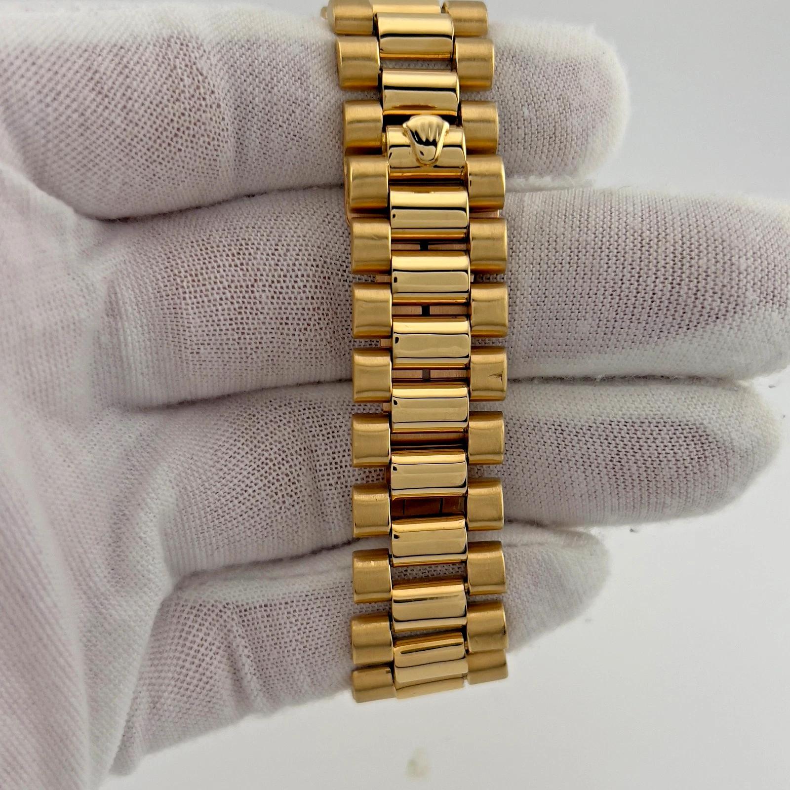 Rolex President Date 1803 36mm Cadran Champagne Or jaune 18k en vente 3