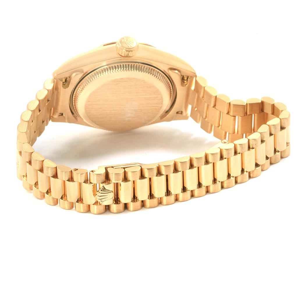 Rolex President Datejust 18 Karat Yellow Gold Ladies Watch 79178 7