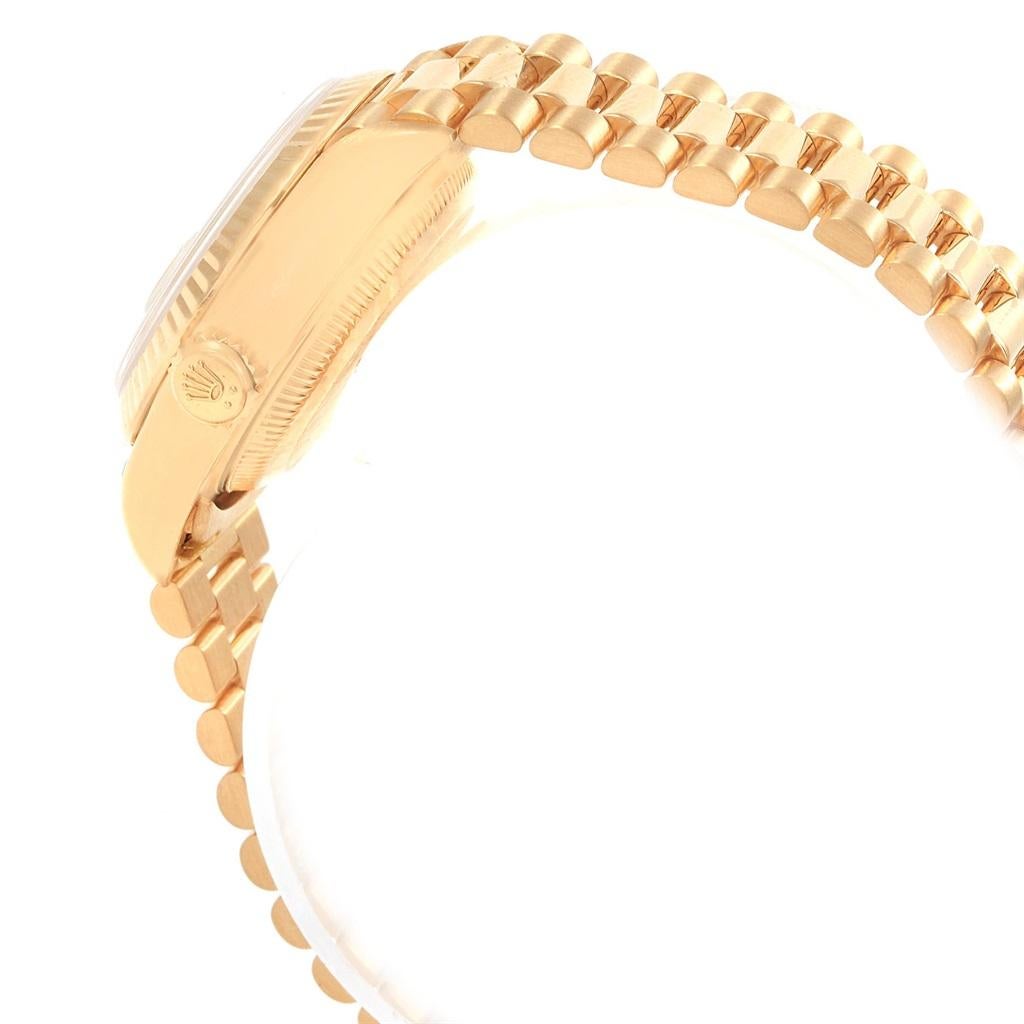 Rolex President Datejust 18 Karat Yellow Gold Ladies Watch 79178 3