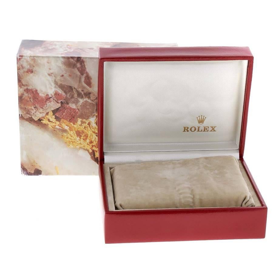 Rolex President Datejust 18k White Gold Diamond Ladies Watch 69139 For Sale 5