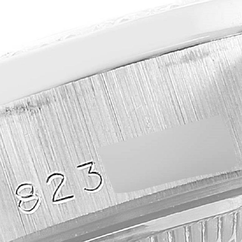 Rolex President Datejust 18k White Gold Diamond Ladies Watch 69139 For Sale 1