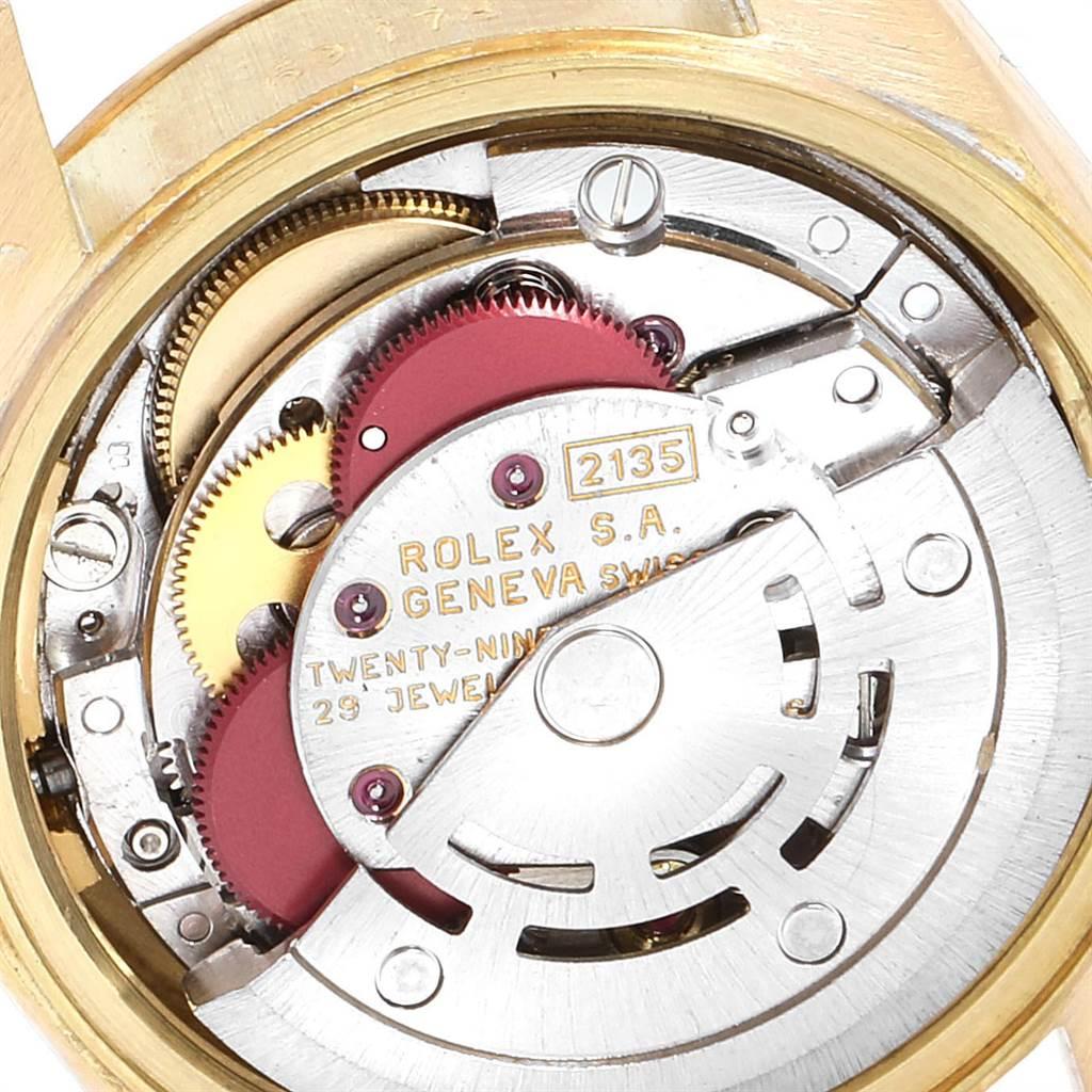 Rolex President Datejust 18 Karat Yellow Gold Ladies Watch 69178 2
