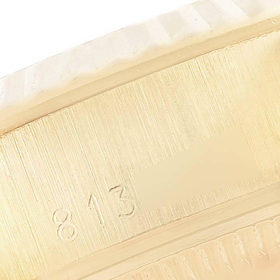 Women's Rolex President Datejust 18K Yellow Gold Champagne Dial Ladies Watch 69178 For Sale
