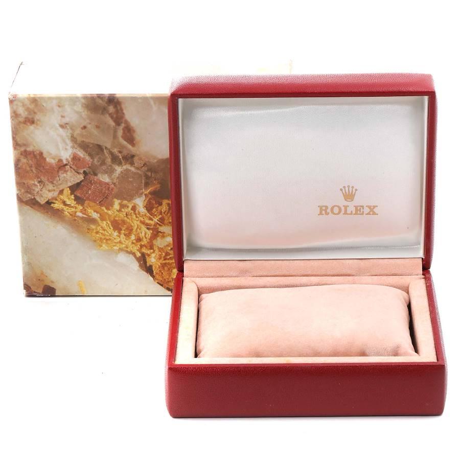 Rolex President Datejust 18K Yellow Gold Ladies Watch 69178 For Sale 7