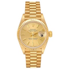 Rolex President Datejust 18K Yellow Gold Ladies Watch 69178