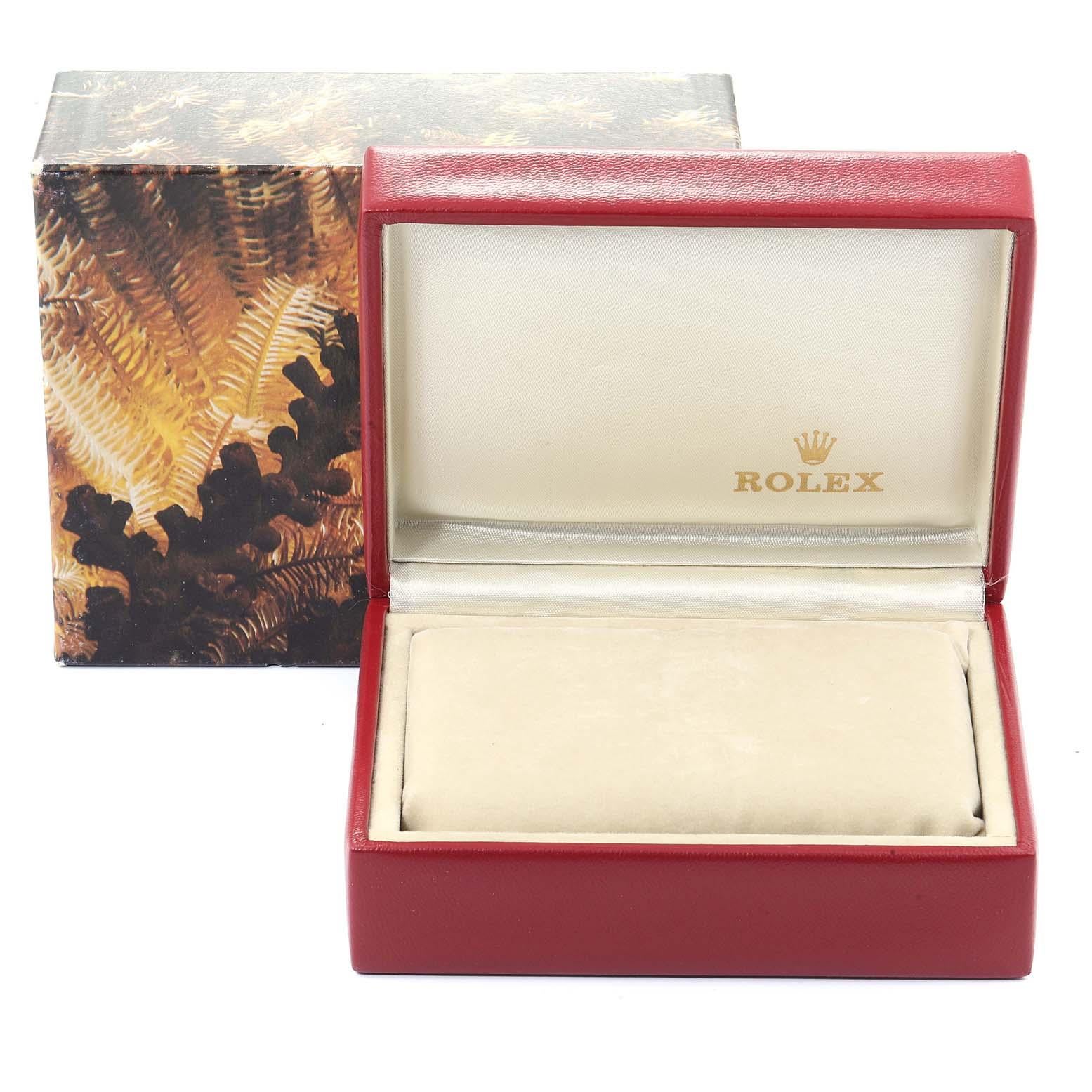 Rolex President Datejust 18 Karat Yellow Gold Ladies Watch 69278 For Sale 7