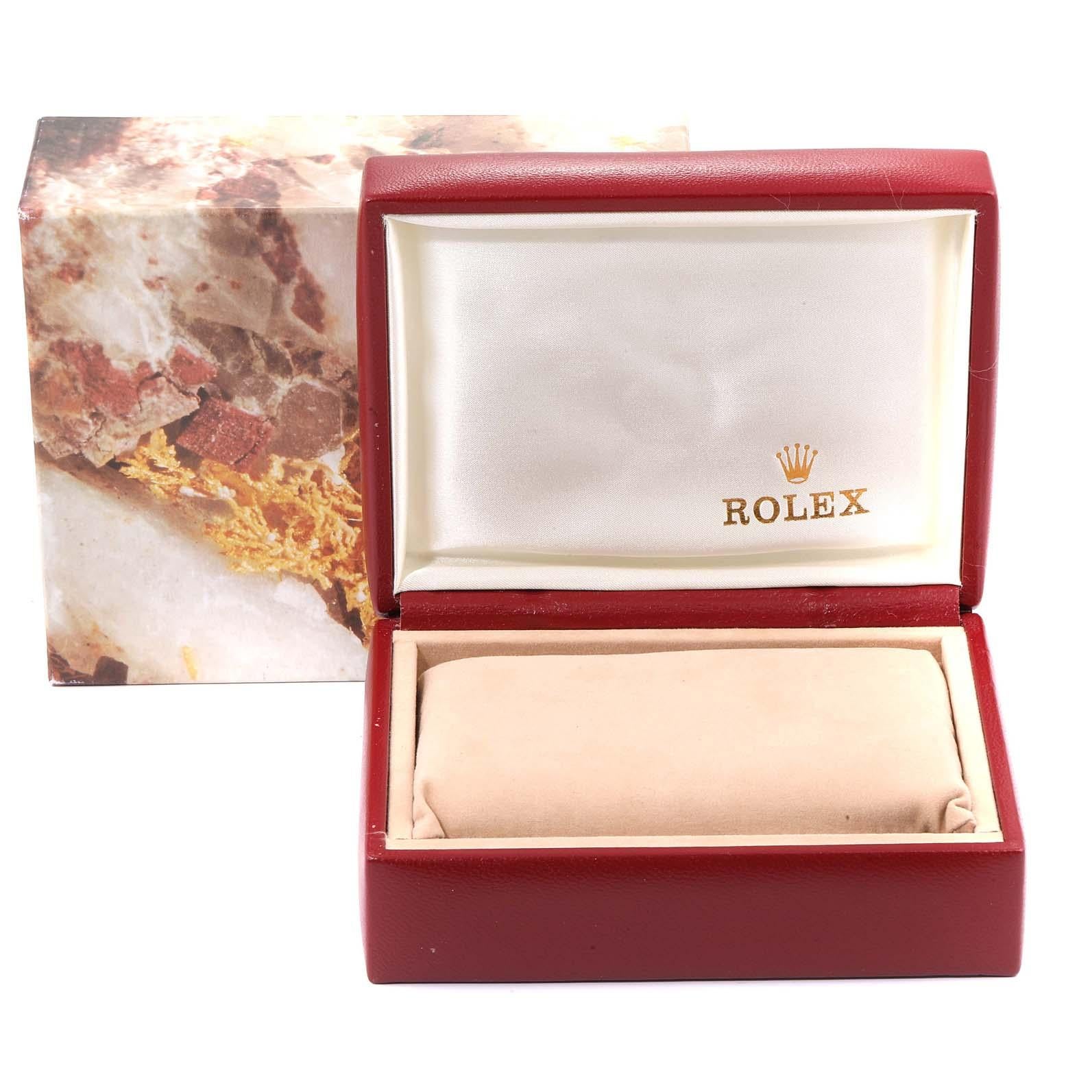 Rolex President Datejust 18 Karat Yellow Gold Ladies Watch 69278 For Sale 7