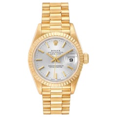 Rolex President Datejust 26 18 Karat Yellow Gold Ladies Watch 79178