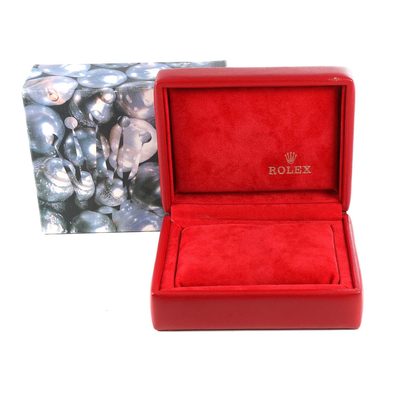 Rolex President Datejust 26 Montre pour femme en or jaune avec cadran en diamant 79278 en vente 6
