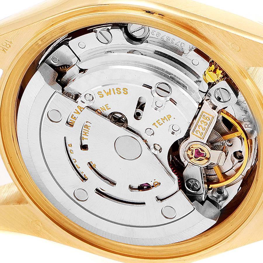 Rolex President Datejust 26 Roman Dial Yellow Gold Ladies Watch 79278 4