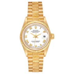 Rolex President Datejust 26 Roman Dial Yellow Gold Ladies Watch 79278