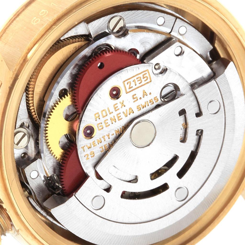 Rolex President Datejust 26 Silver Dial Yellow Gold Diamond Watch 69178 7