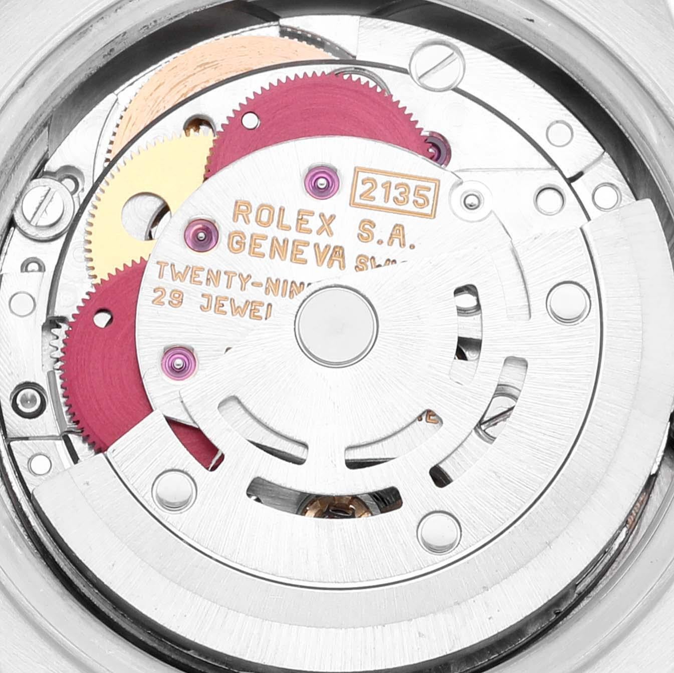 Rolex President Datejust 26 avec cadran en or blanc et diamants pour femmes 69179 en vente 4