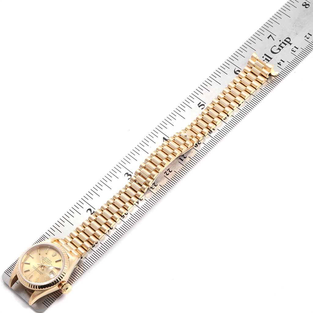 Rolex President Datejust Yellow Gold Ladies Watch 79178 Box Papers For Sale 6