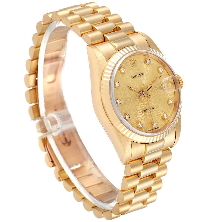 rolex datejust 31 gold price