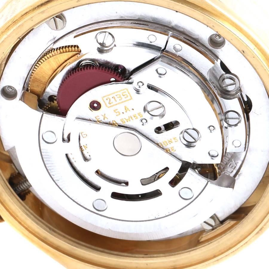Rolex President Datejust 31 Midsize 18K Gold Diamond Watch 68278 For Sale 4