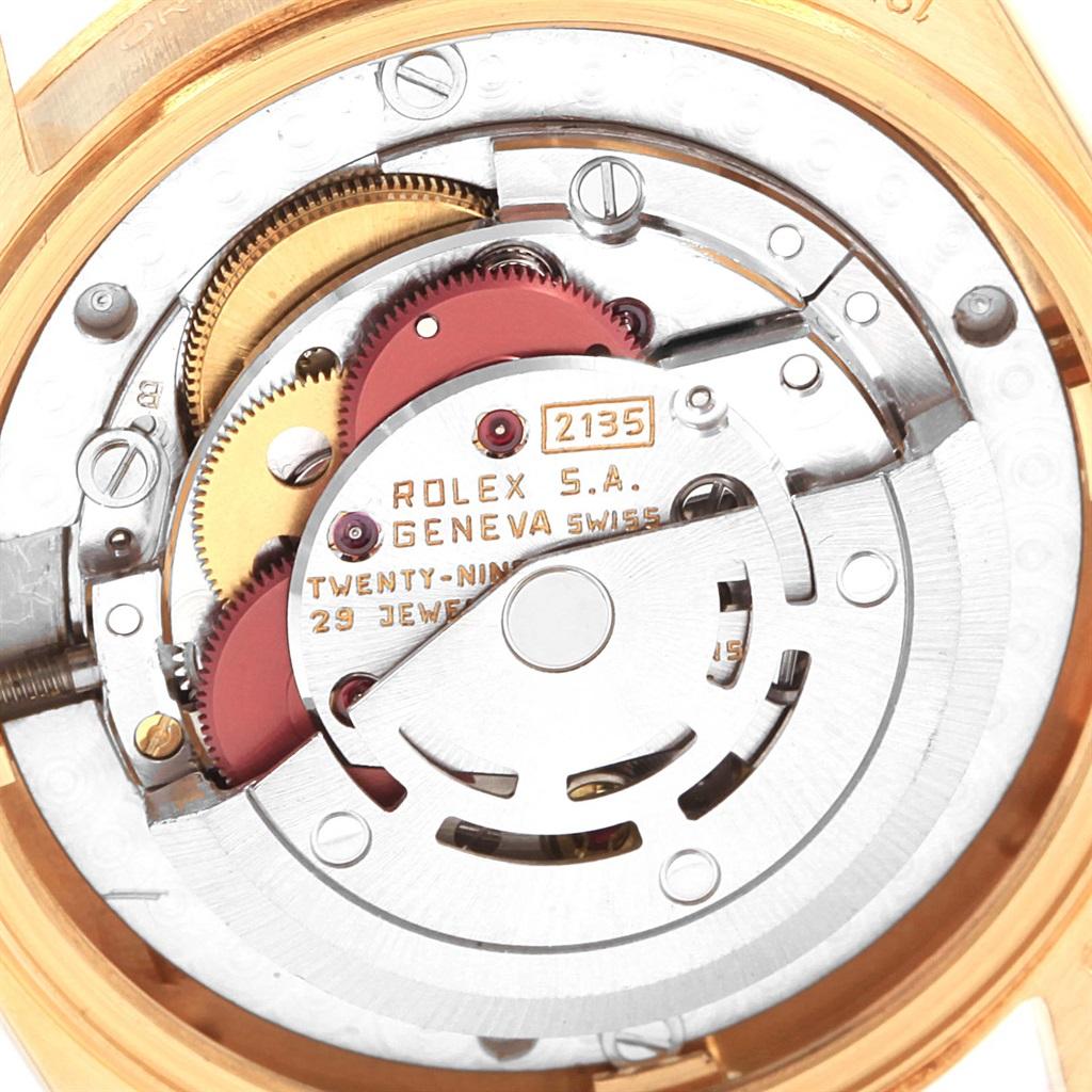 Rolex President Datejust 31 Midsize Gold Diamond Watch 68278 For Sale 6