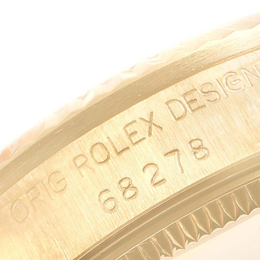 Women's Rolex President Datejust 31 Midsize Yellow Gold Ladies Watch 68278 For Sale