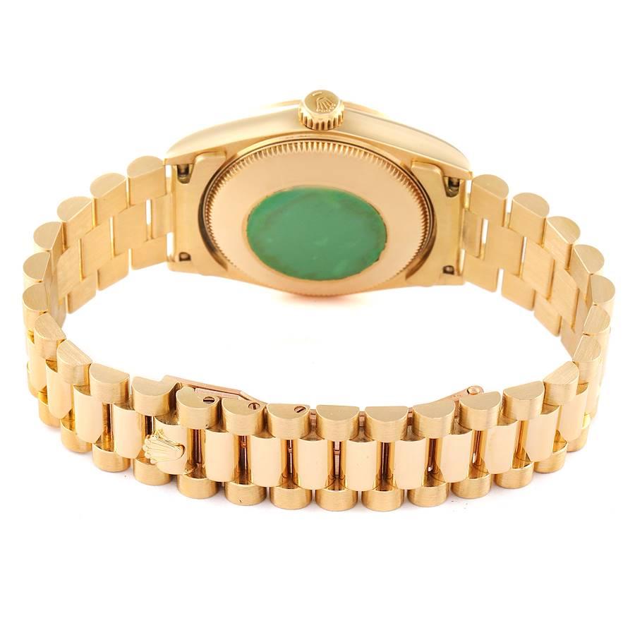 Rolex President Datejust 31 Midsize Yellow Gold Ladies Watch 68278 For Sale 2