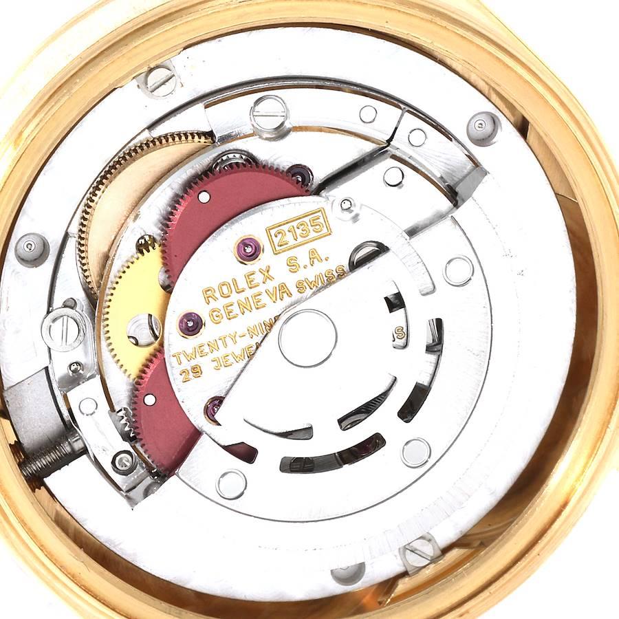 Rolex President Datejust 31 Midsize Yellow Gold MOP Ruby Ladies Watch 68278 1