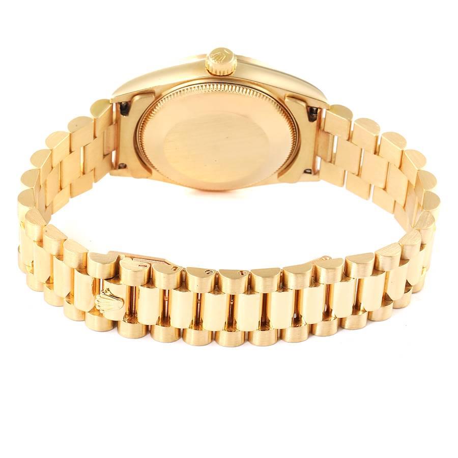 Rolex President Datejust Midsize Yellow Gold Ladies Watch 68278 5