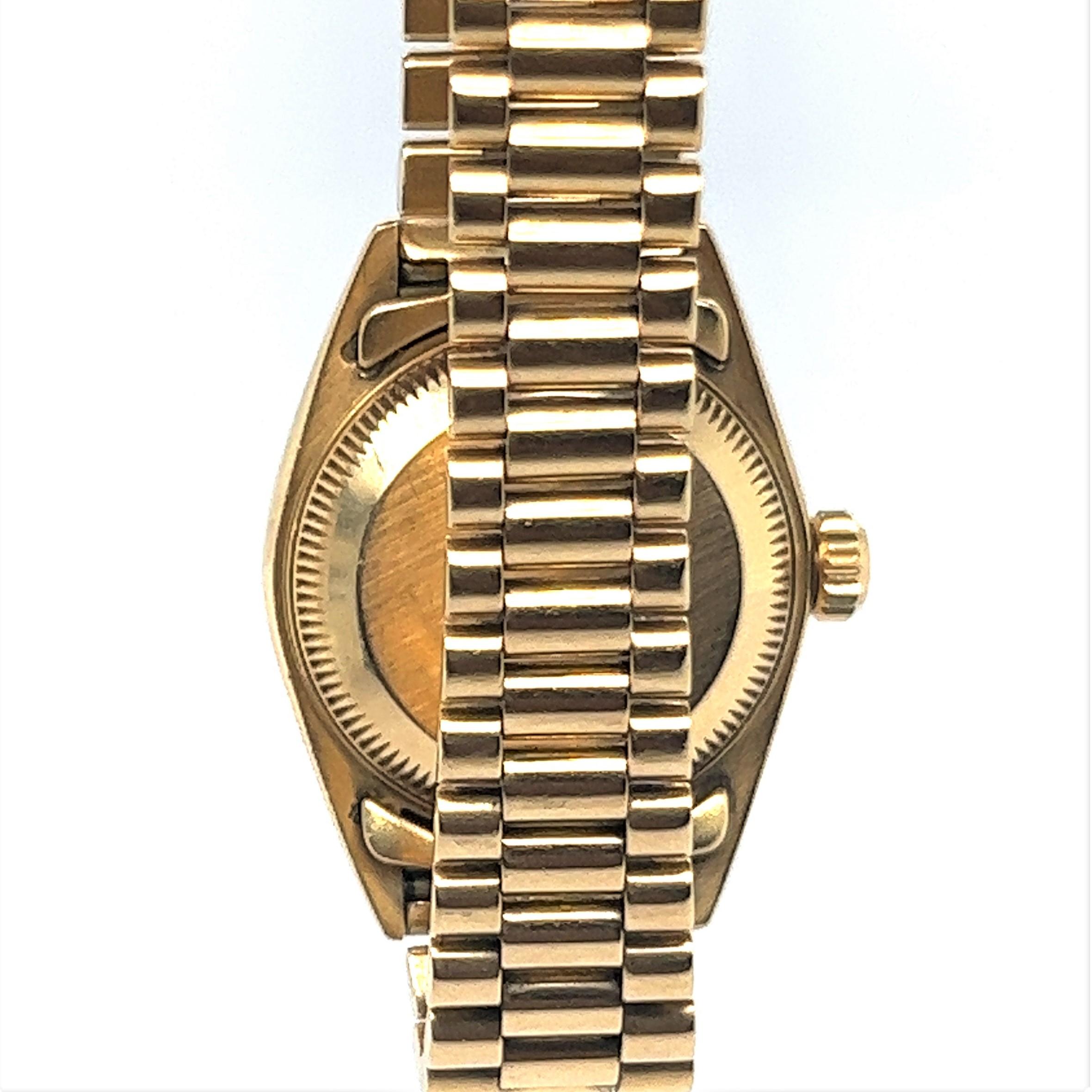 Rolex President Datejust in 18 Karat Yellow Gold with Silver Dial 5