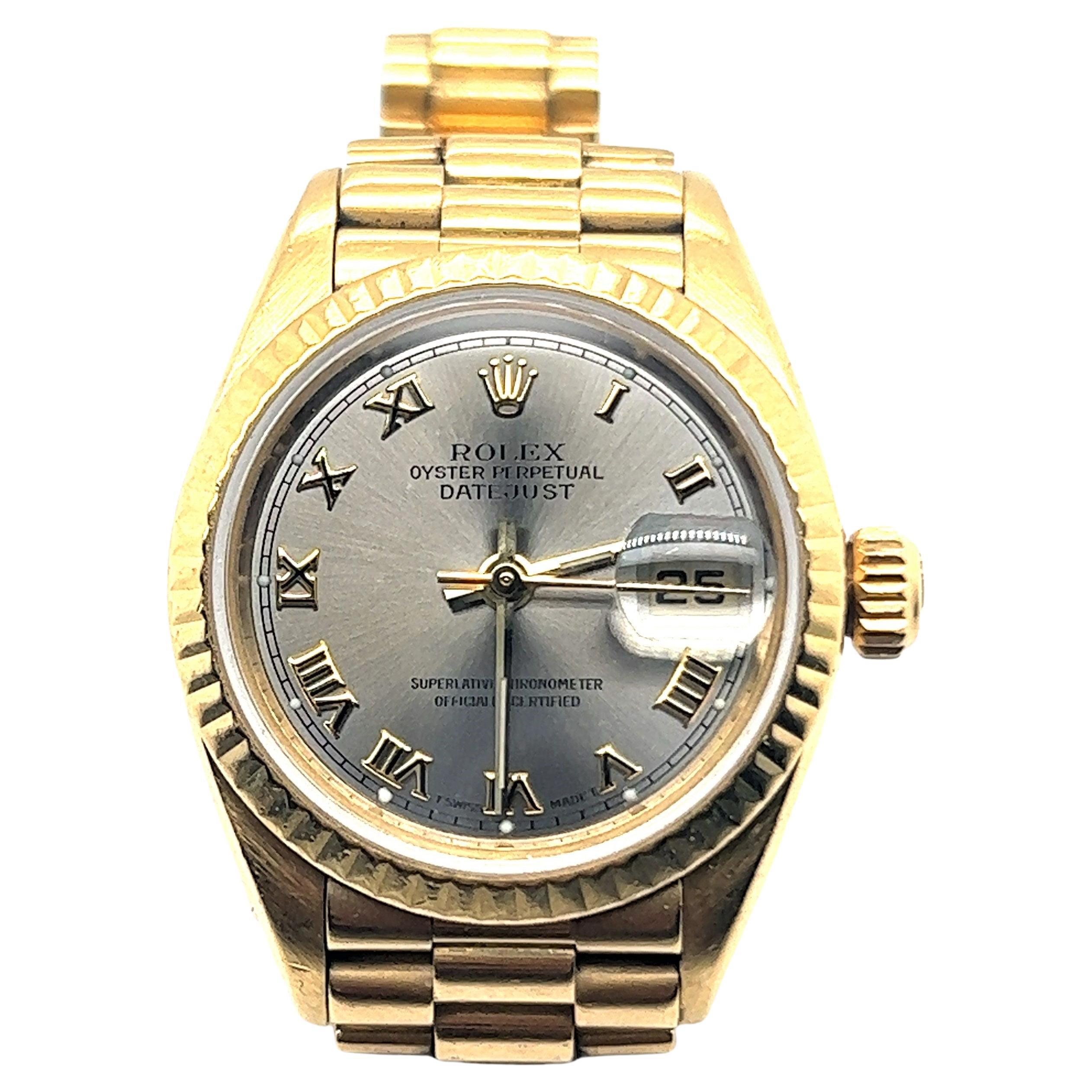 Rolex, Oyster Perpetual Datejust, Automatic, 750/18k Yellow Gold, Ref. 8570