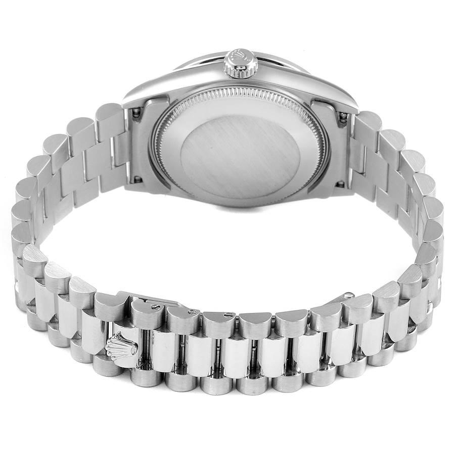 Rolex President Datejust Midsize Platinum Diamond Ladies Watch 78286 For Sale 4