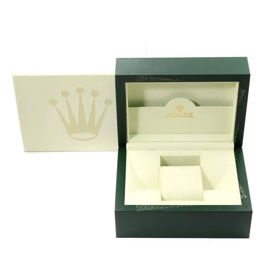Rolex President Datejust Gelbgold Champagner-Zifferblatt Damenuhr 179178 im Angebot 8