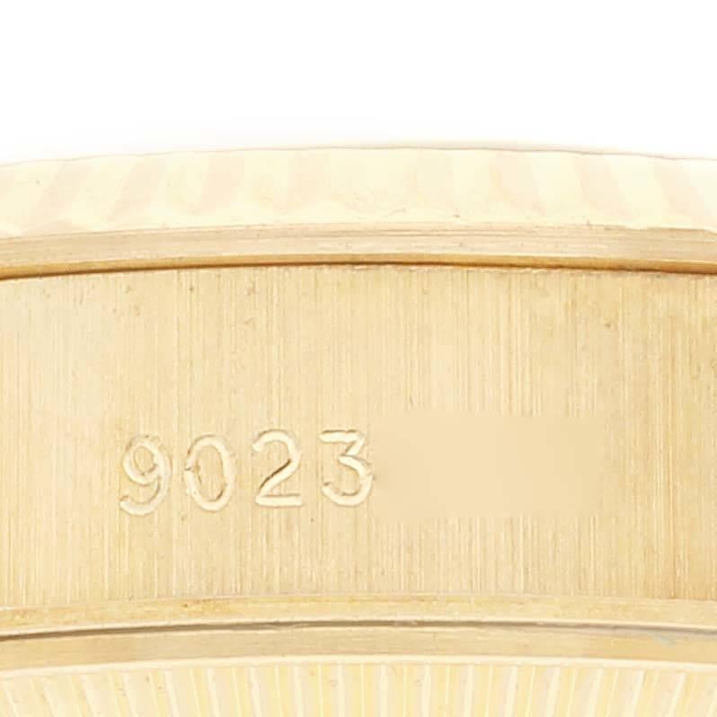 Women's Rolex President Datejust Yellow Gold Champagne Dial Ladies Watch 69178 For Sale