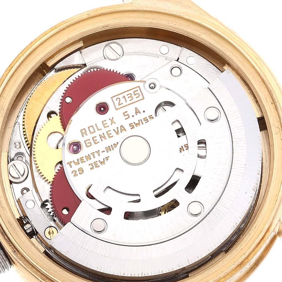 Rolex President Datejust Yellow Gold Champagne Dial Ladies Watch 69178 For Sale 1