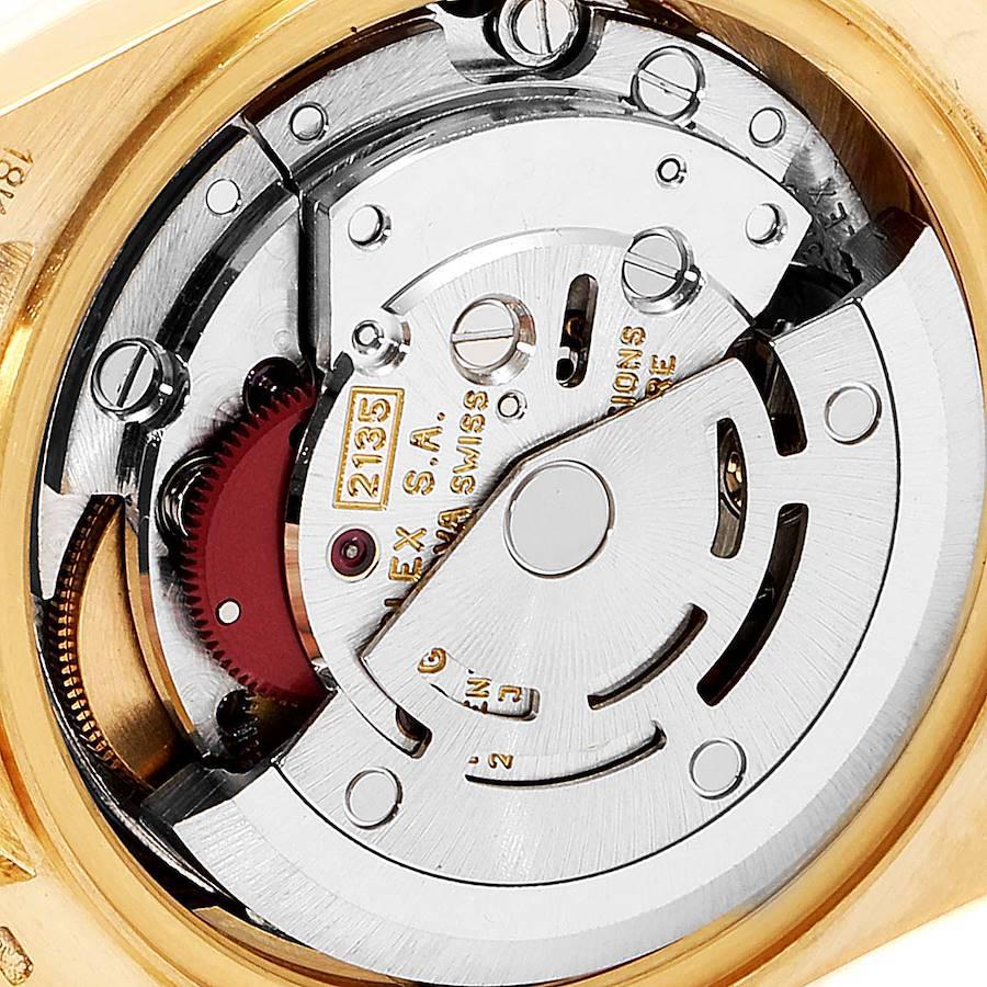 Rolex President Datejust Yellow Gold Diamond Ladies Watch 69178 Box For Sale 4
