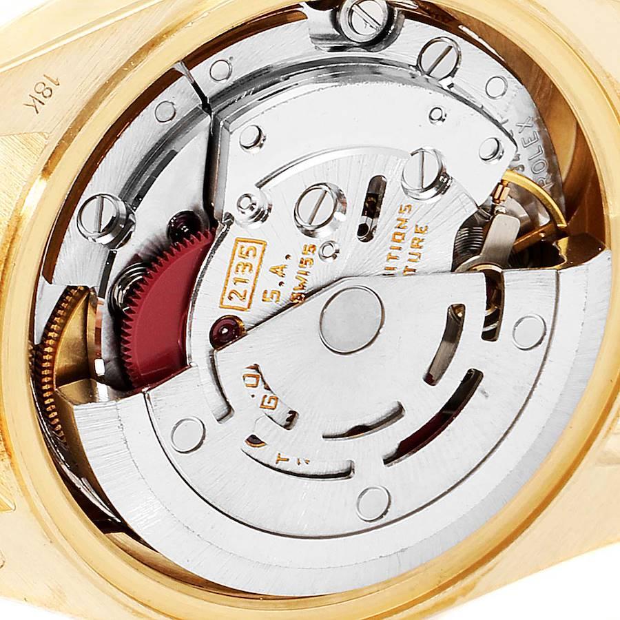 Rolex President Datejust Yellow Gold Diamond Ladies Watch 69178 For Sale 4
