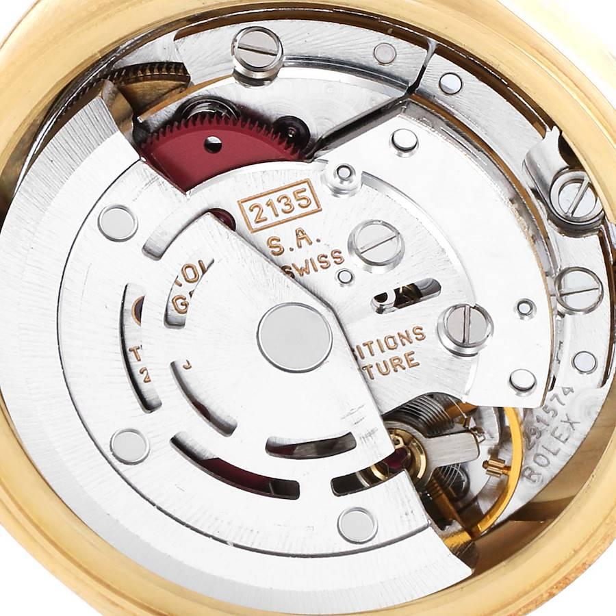 Rolex President Datejust Yellow Gold Diamond Ladies Watch 69178 For Sale 4