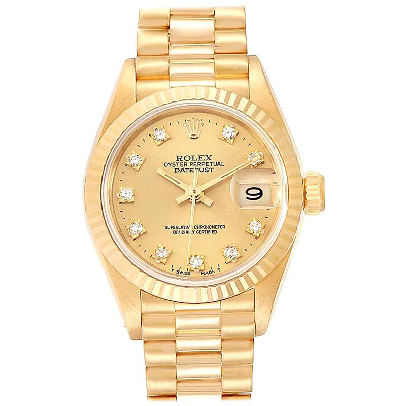 Designer, Gold and Luxury Wrist Watches - 8,410 For Sale at 1stdibs