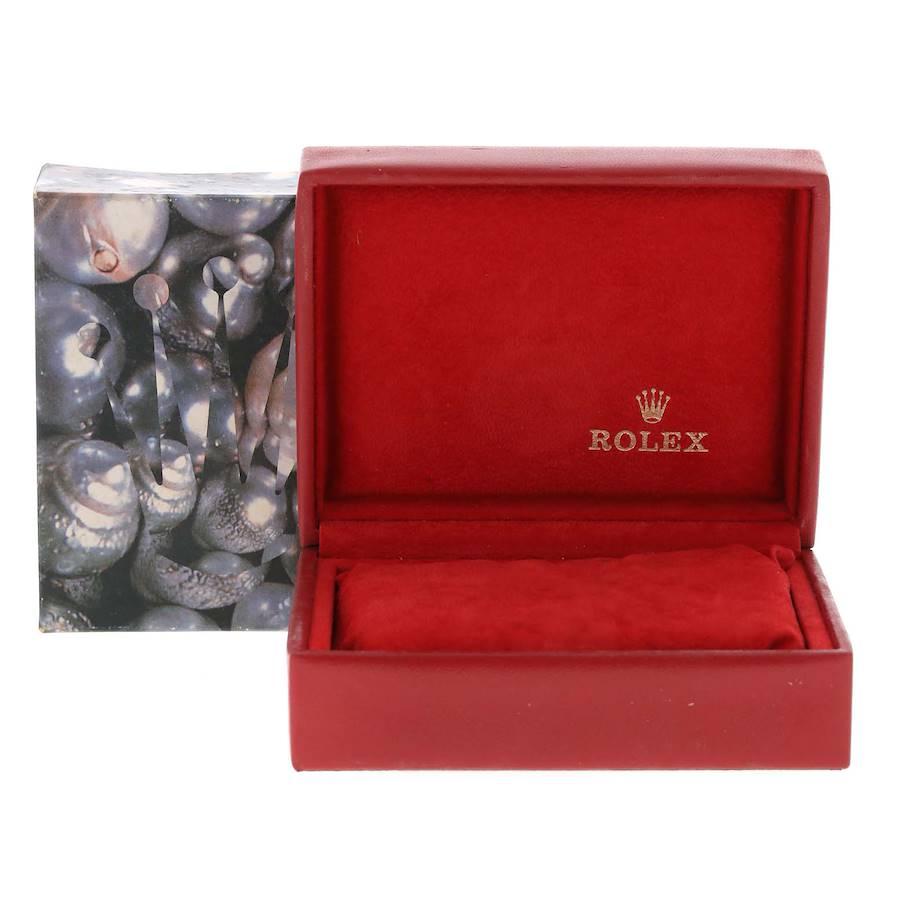 Rolex President Datejust Yellow Gold Diamond Ruby Ladies Watch 69068 4