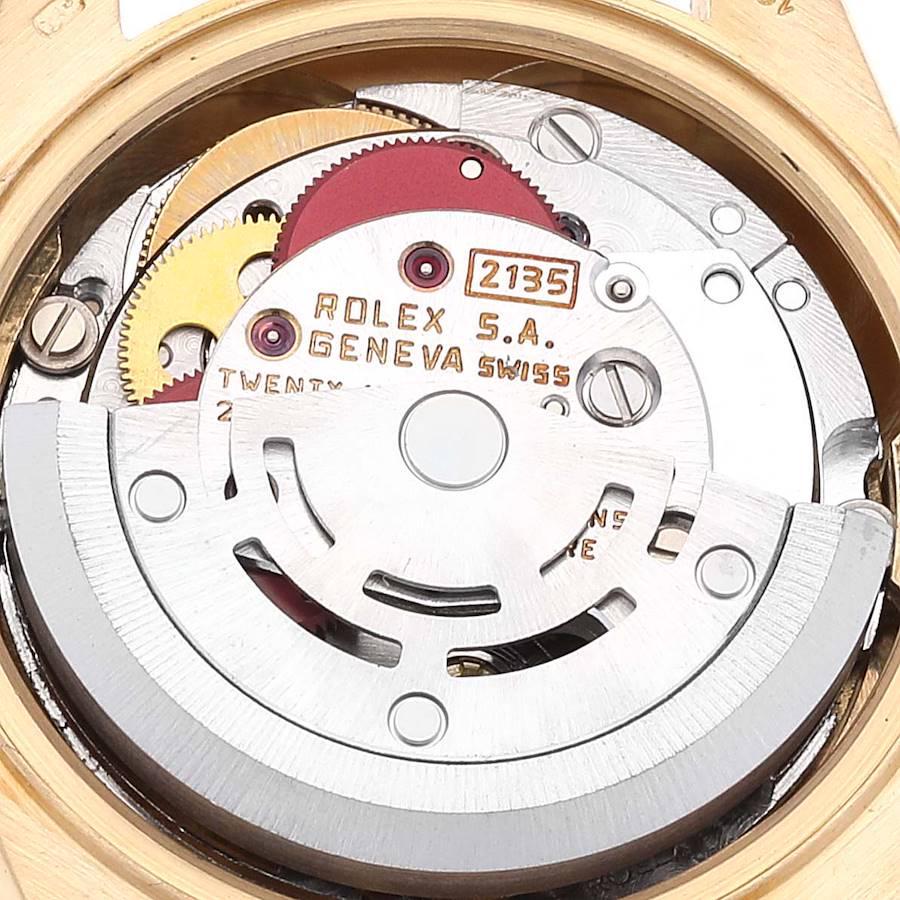 Rolex President Datejust Yellow Gold Diamonds Rubies Watch 69178 For Sale 3