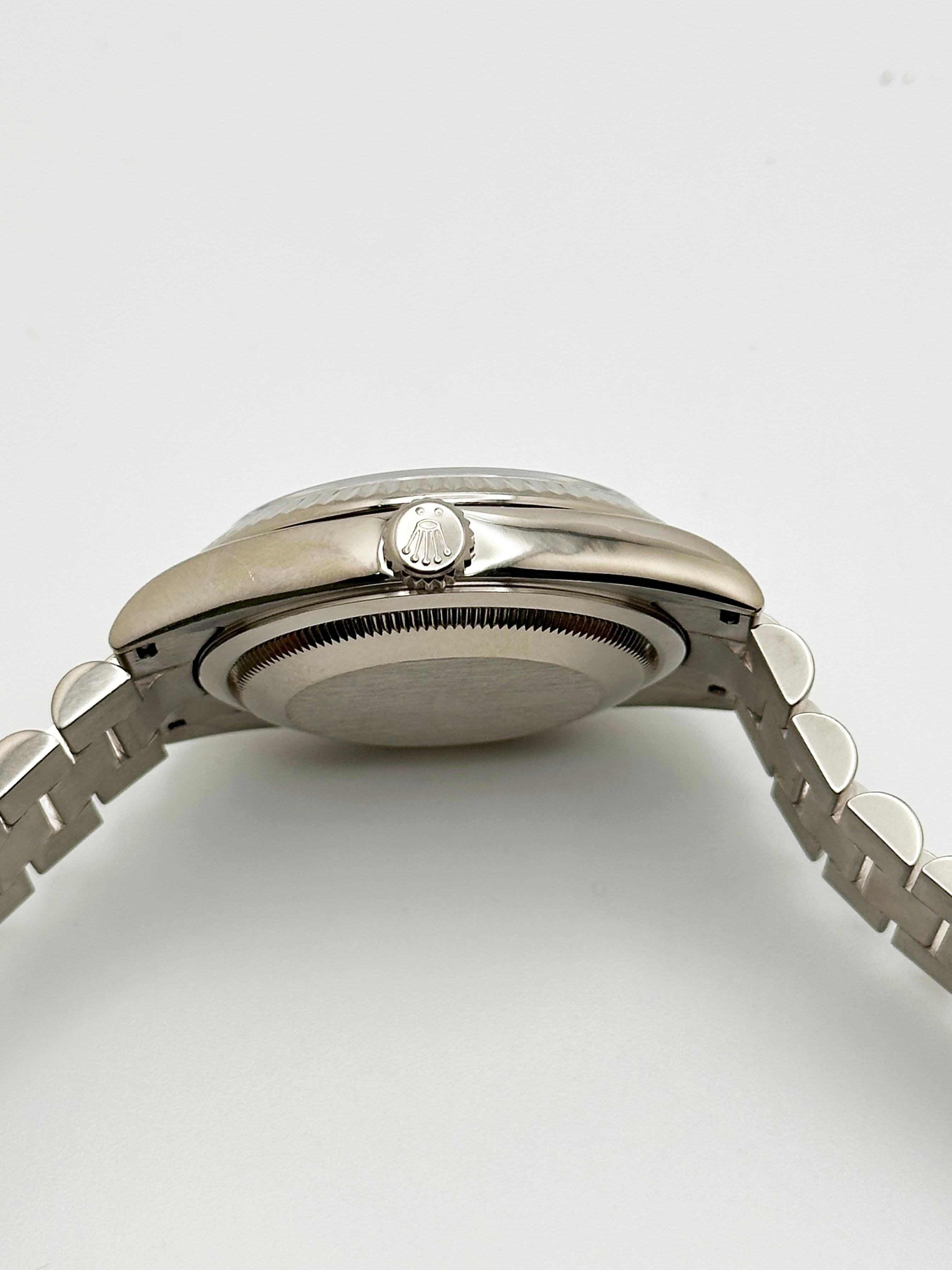 Rolex President Day Date 118239 Silver Roman Dial 18K White Gold Box Booklet For Sale 3