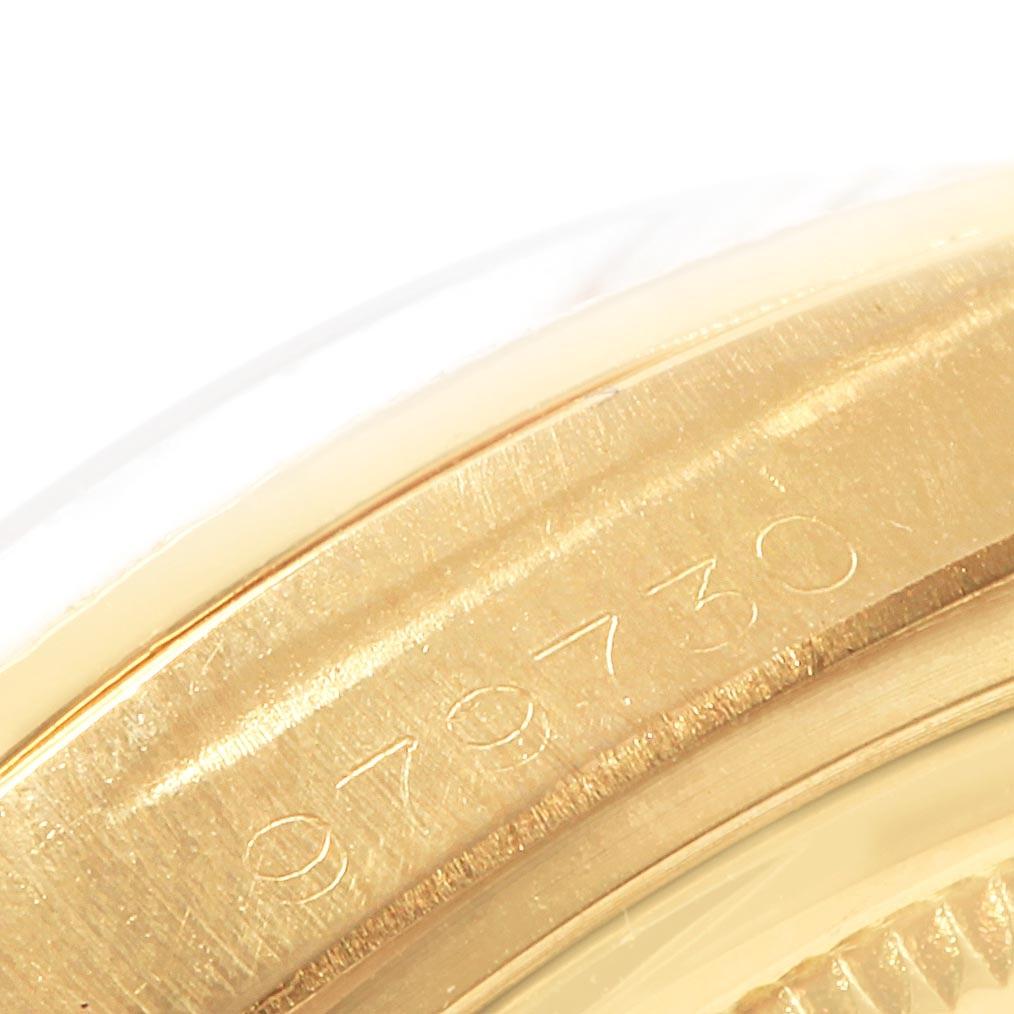 Rolex President Day-Date 18 Karat Yellow Gold Brown Strap Men's Watch 1807 For Sale 5