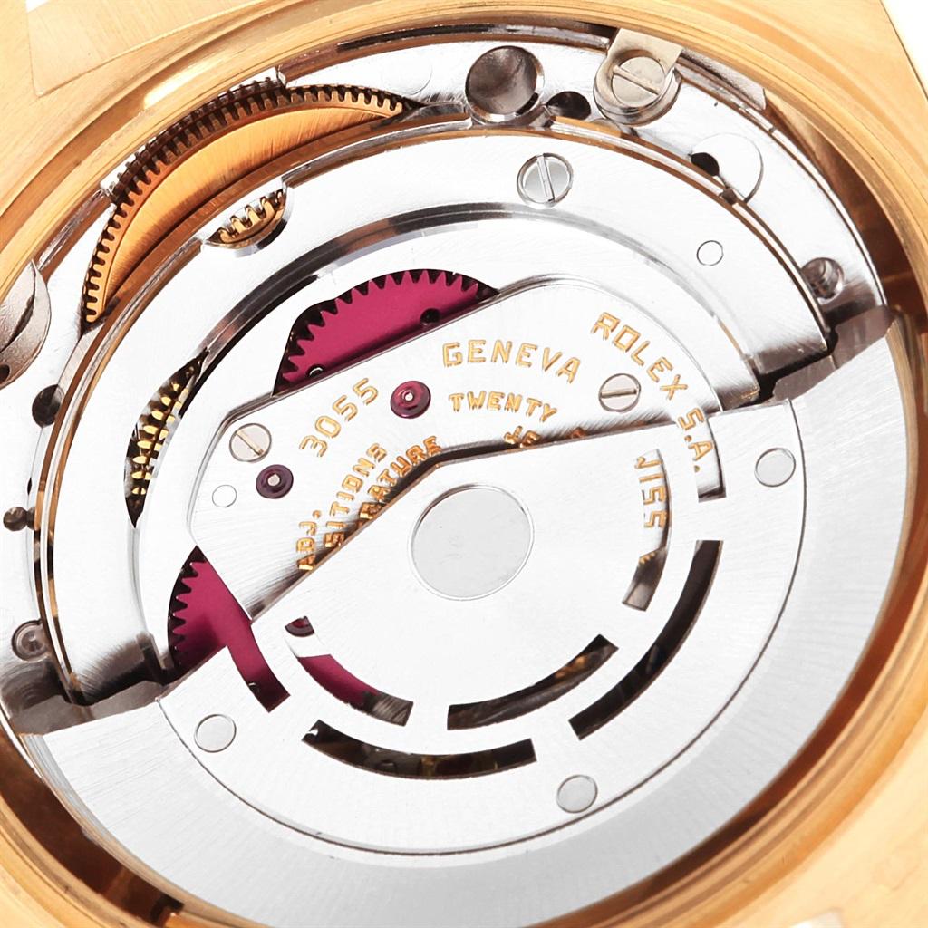 Rolex President Day-Date 18 Karat Yellow Gold Men's Watch 18038 For Sale 7