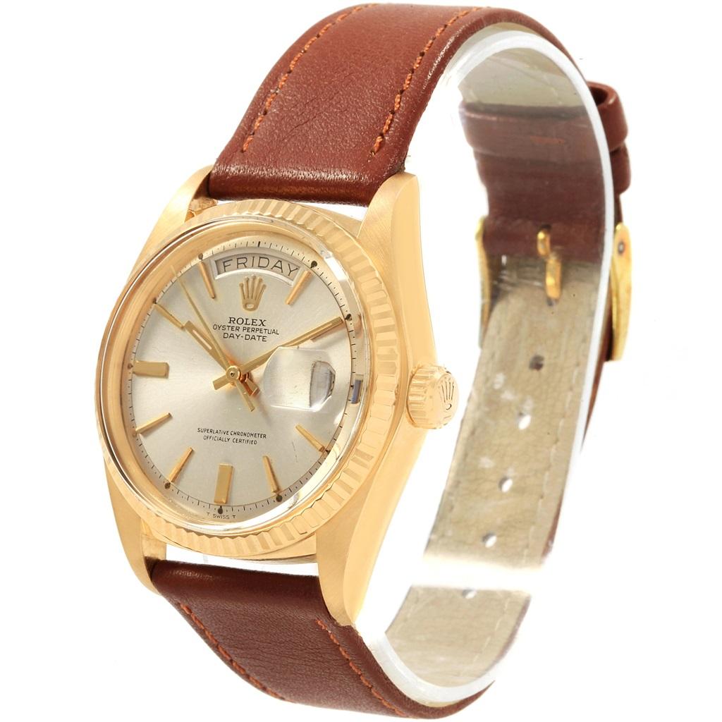 Rolex President Day-Date 18 Karat Yellow Gold Vintage Men's Watch 1803 8