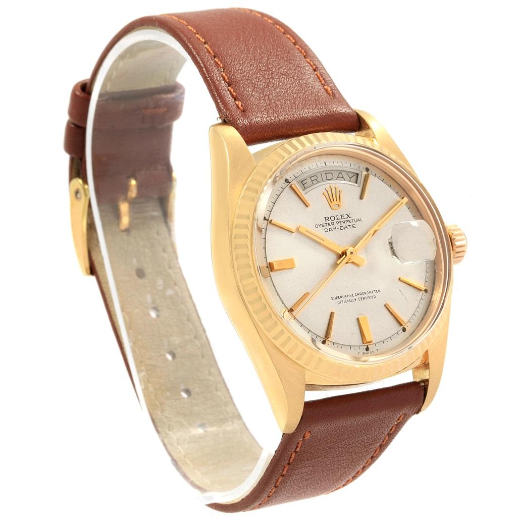 Rolex President Day-Date 18 Karat Yellow Gold Vintage Men's Watch 1803 1