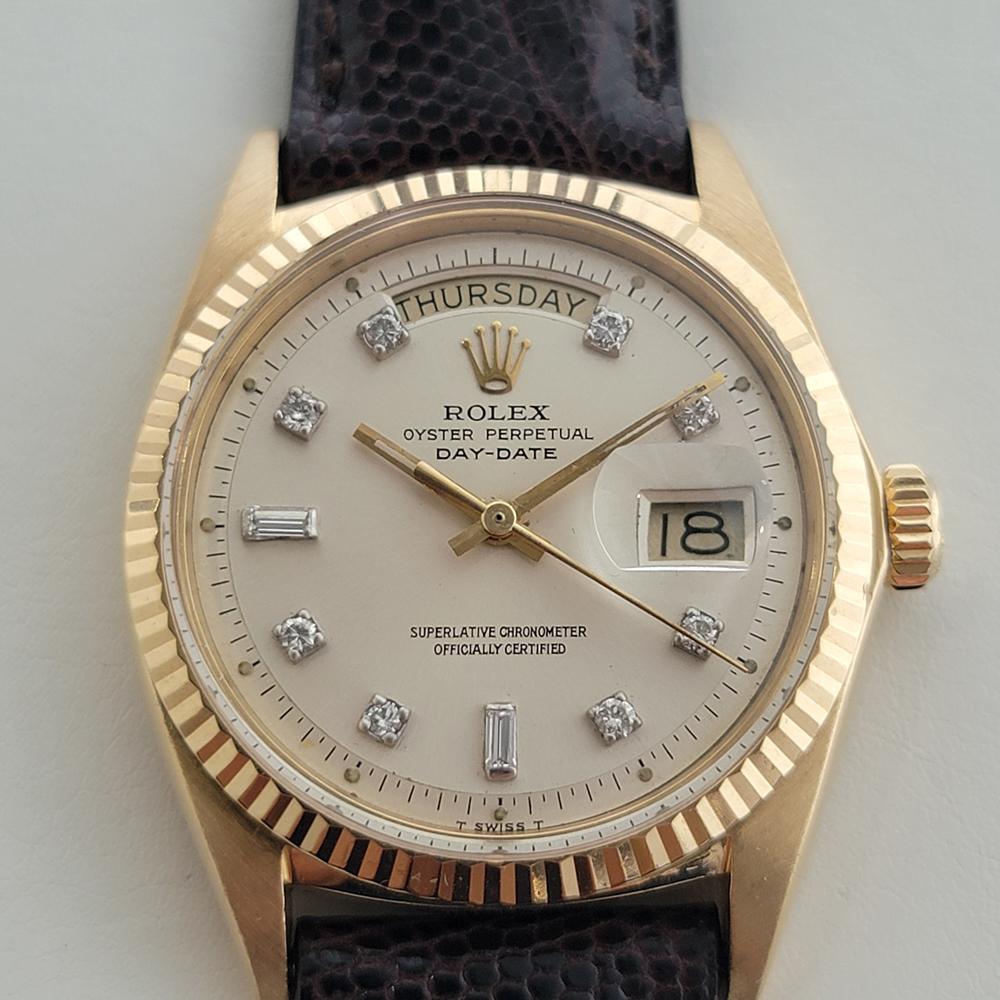 Luxuriöse Ikone, 18k Massivgold Rolex Oyster Perpetual Day-Date ref.1803 