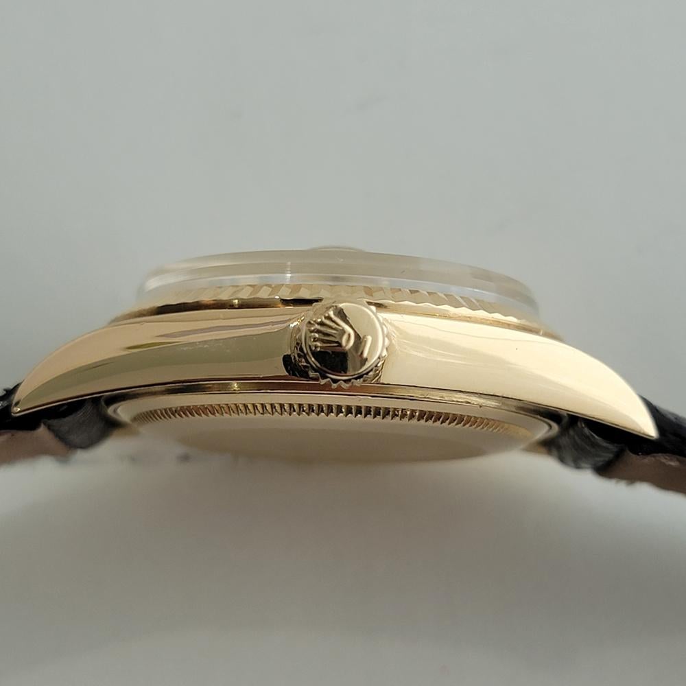 Rolex Präsident Day Date 1803 18k Solid Gold 1970er Jahre Herren Diamant Automatik RA629 5