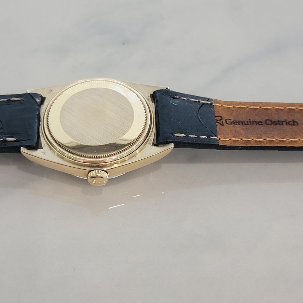 Rolex President Day Date 1803 18k Oro macizo 1970s Hombre Diamante Automático RA659 en venta 5