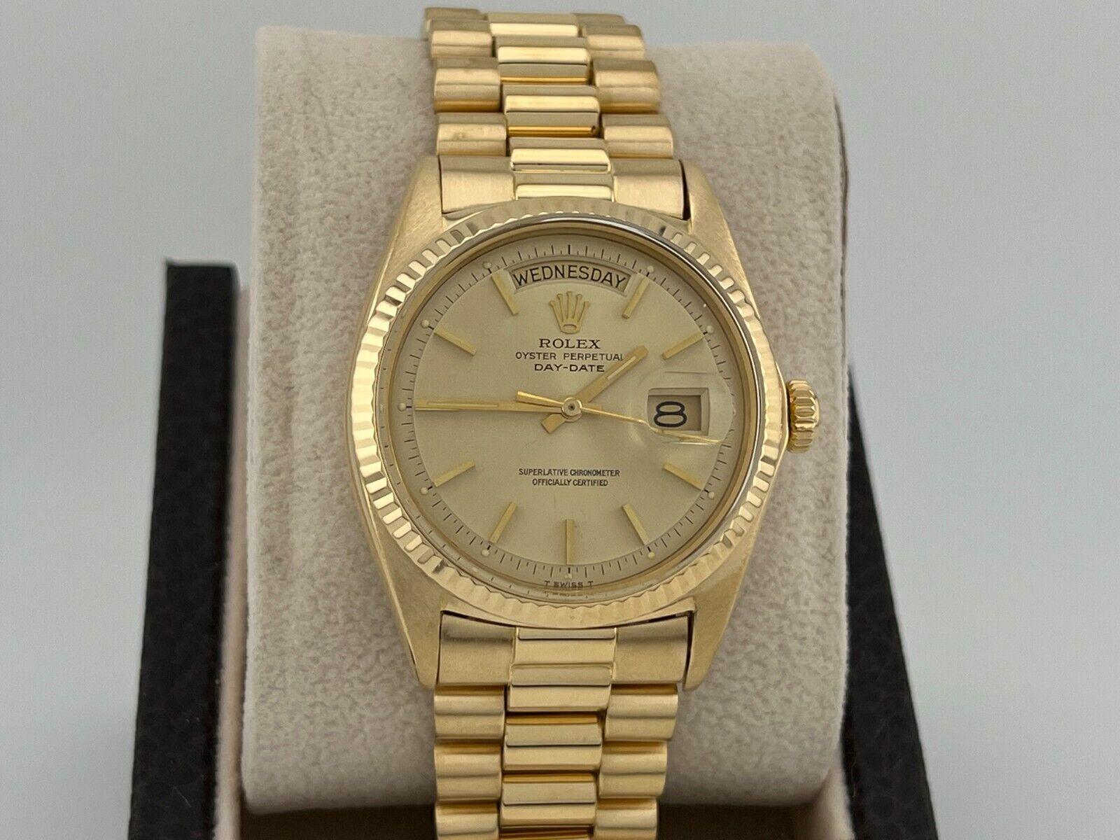 Rolex President Day Date 1803 36mm Champagner-Zifferblatt 18K Gelbgold 4