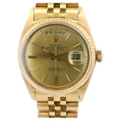 Rolex President Day-Date 1803 Jubilee Bracelet Refinished Dial Vintage Watch