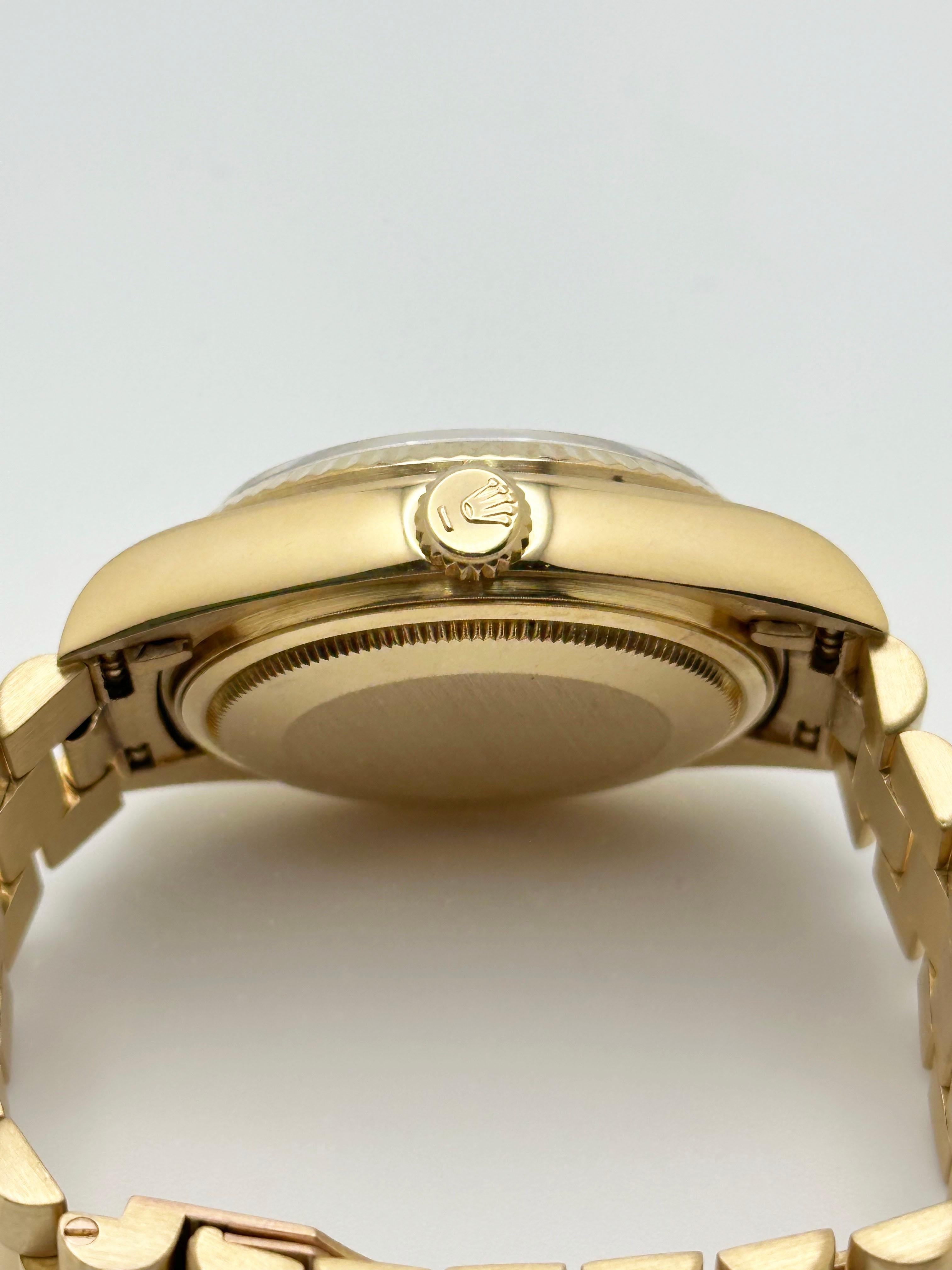 Rolex President Day Date 18038 Wood Dial Walnut Dial 18K Yellow Gold 36mm 4